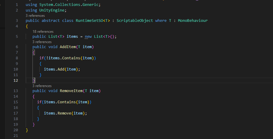 Runtime Sets