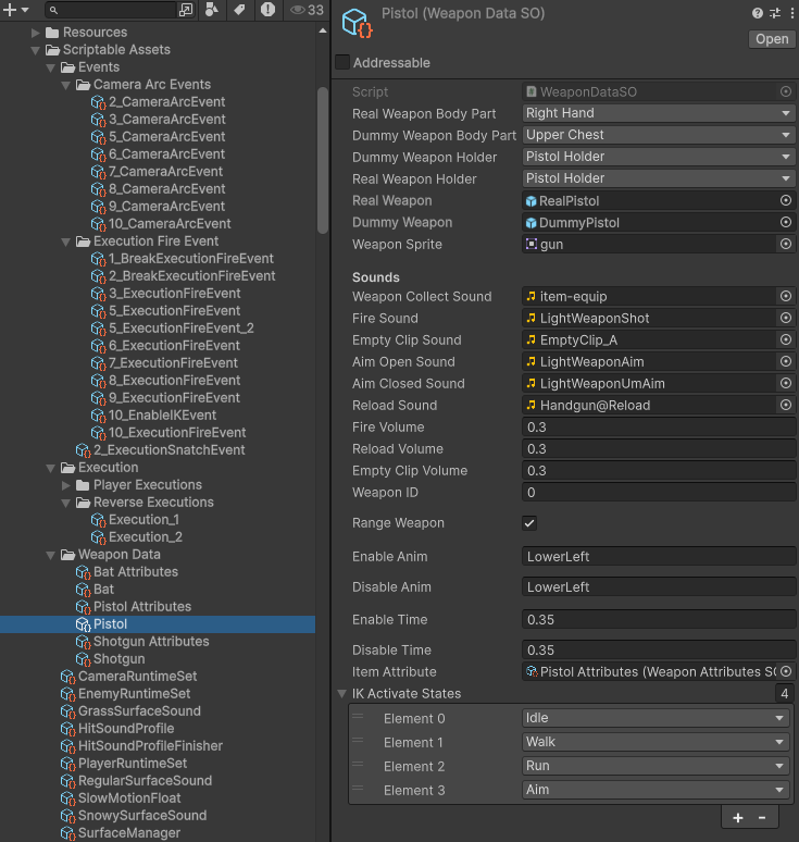 Scriptable Object Architecture